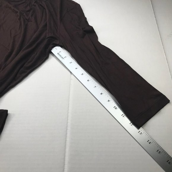 Suzie Couture Women's Turtle Neck Top Petite Small Brown New With Tags - Picture 10 of 13